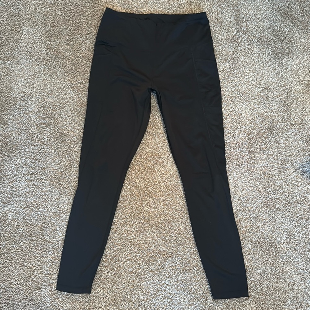 Black Reebok Leggings - Size Large